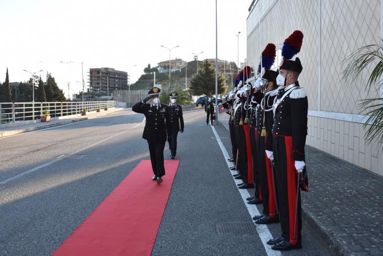 images Il Generale di Corpo d’Armata Riccardo Galletta in visita al Comando Legione Carabinieri Calabria