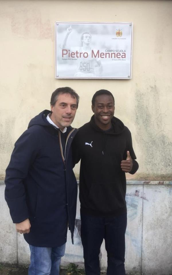 images In Calabria il campione olimpionico Fausto Desalu  