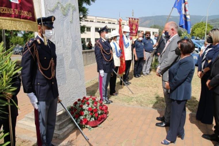 images Lamezia Terme: cerimonia di commemorazione in ricordo della guardia Paolo Diano, vittima del dovere