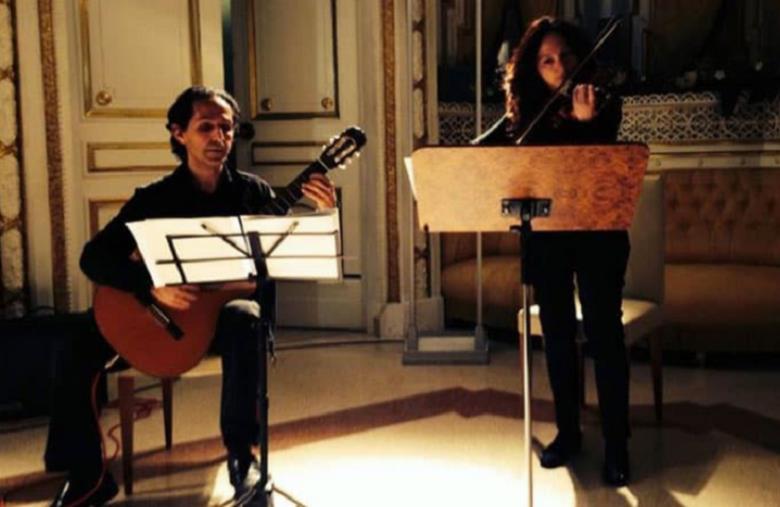 A Filadelfia il concerto del duo composto dalla violinista Anna Russo e dal chitarrista Vittorio Viscomi