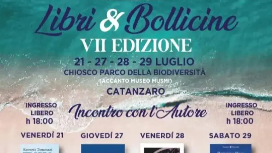 images "Libri & Bollicine": 4 appuntamenti da non perdere nel Chiostro del Parco a Catanzaro