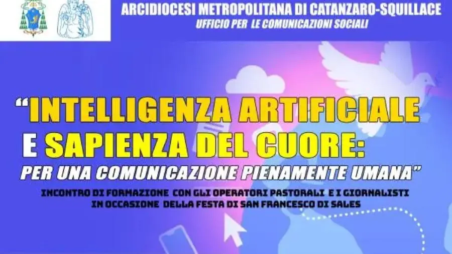 images “Intelligenza artificiale e sapienza del cuore", a Catanzaro si 'festeggia' S. Francesco di Sales
