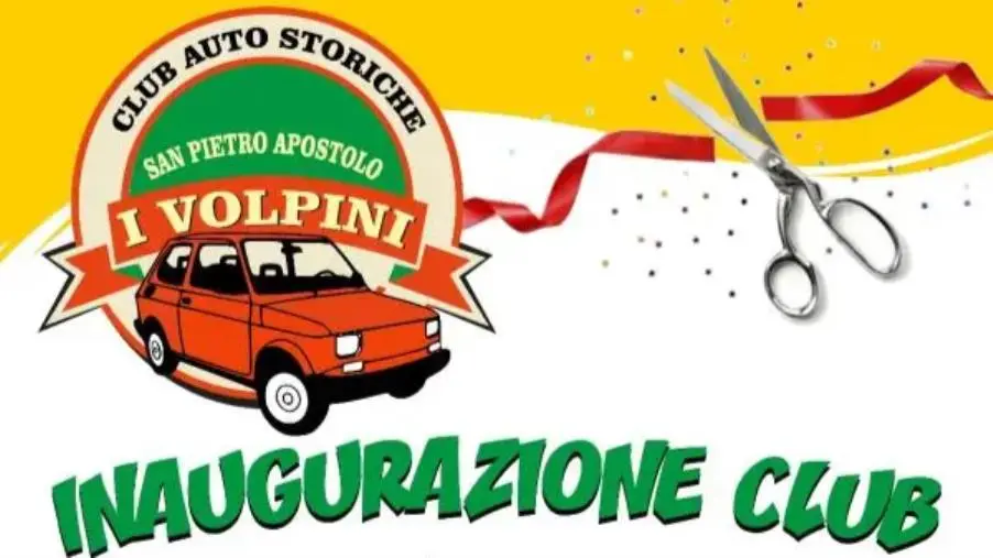 images A San Pietro Apostolo sabato l'inaugurazione del Club di auto storiche "I Volpini"