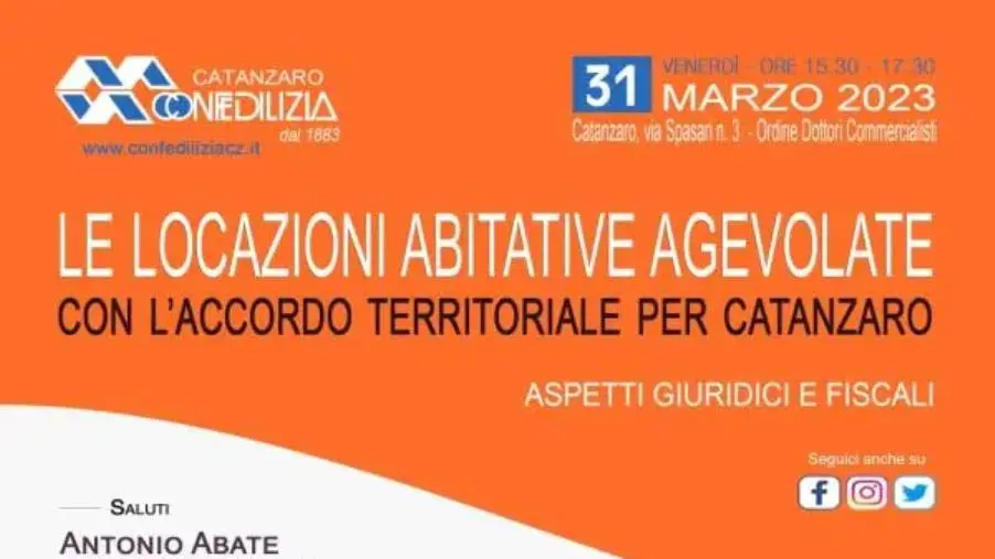 images Catanzaro, seminario di Confedilizia su affitti a canone concordato con l’accordo territoriale 