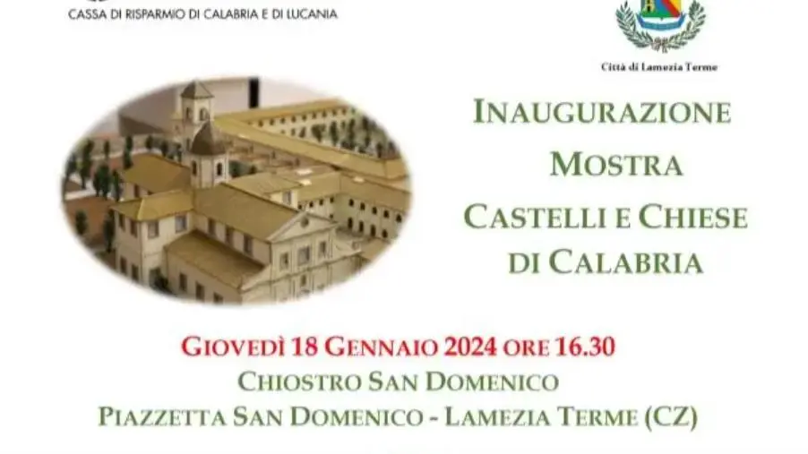 Tappa a Lamezia, nel Chiostro San Domenico, per "Castelli e Chiese di Calabria"