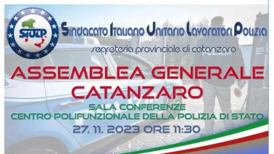 images Assemblea generale del Siulp di Catanzaro, appuntamento il 27 novembre 