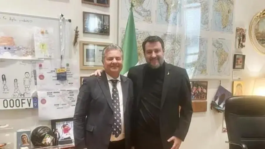images Filippo Mancuso a Roma da Matteo Salvini: infrastrutture e sviluppo i temi dell'incontro