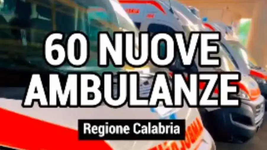 images Sanità, Roberto Occhiuto: "60 nuove ambulanze in Calabria"