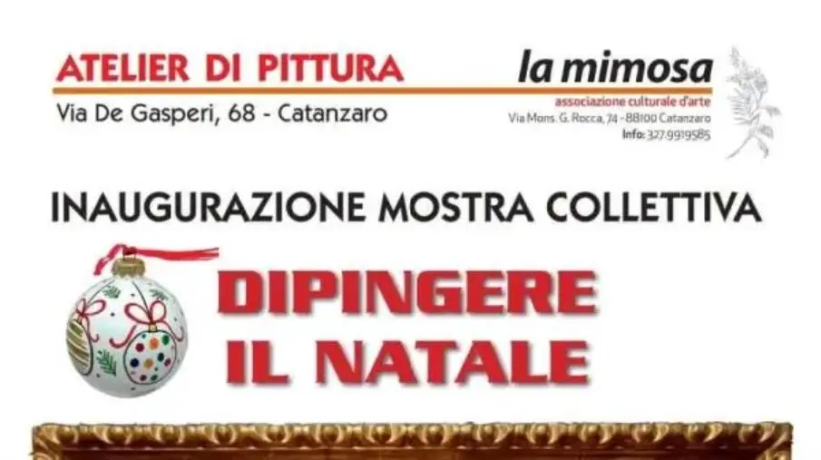 images "Dipingere il Natale", si inaugura oggi a Catanzaro una collettiva d'arte pittorica
