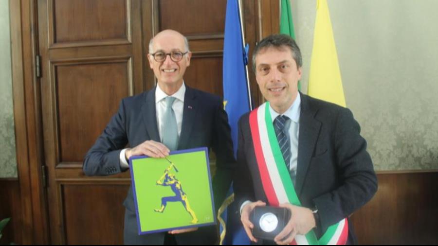 images Catanzaro, Fiorita riceve in città l'Ambasciatore del Belgio De Bauw