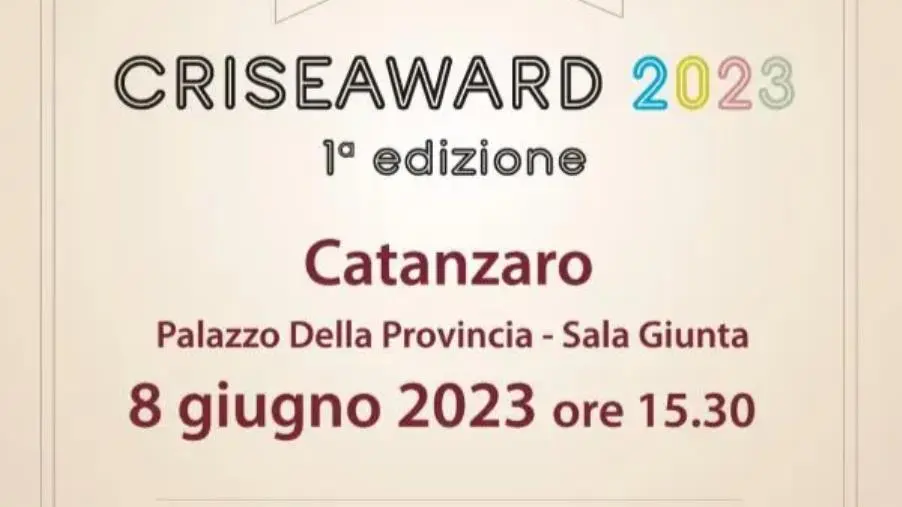 images Concorso Criseaward, domani a Catanzaro la premiazione delle aziende calabresi 