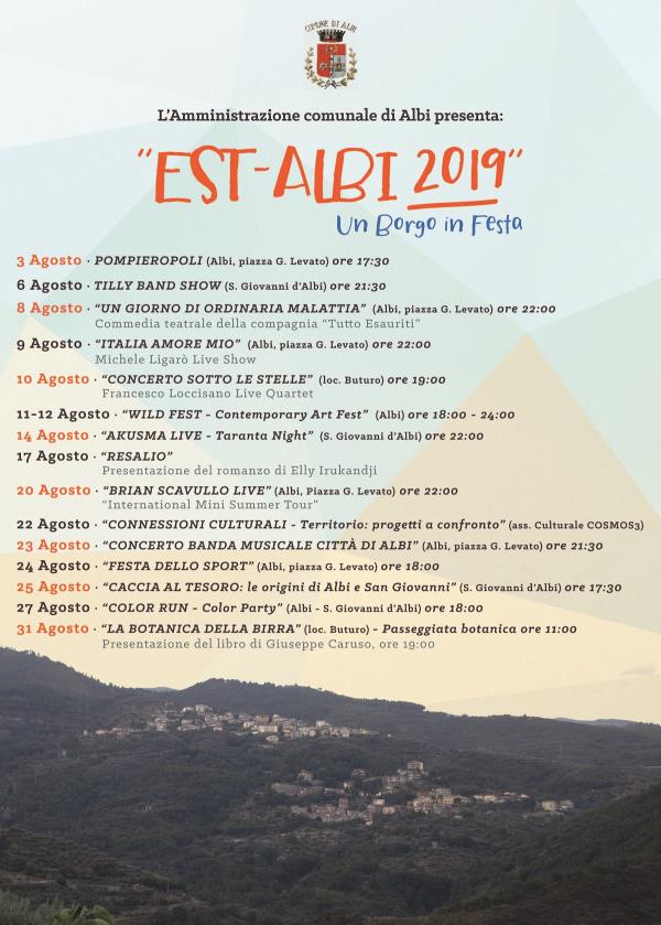 images Al via domani "Est-Albi 2019, un borgo in festa"