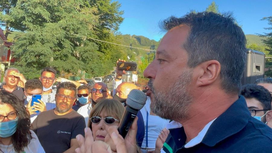 images Bagno di folla per Salvini in Aspromonte 