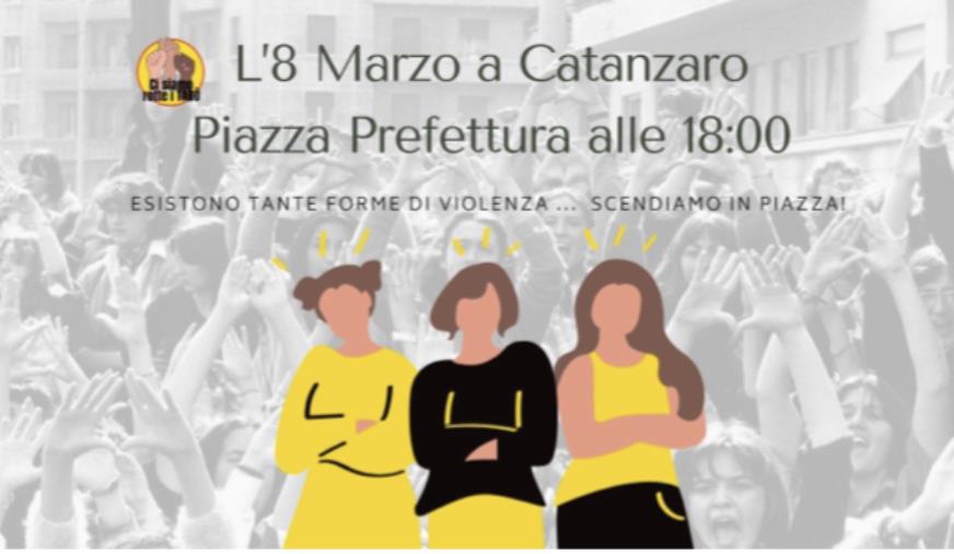 8 marzo a Catanzaro. “Ci siamo rotte i tabù” scende in piazza contro ogni forma di violenza 