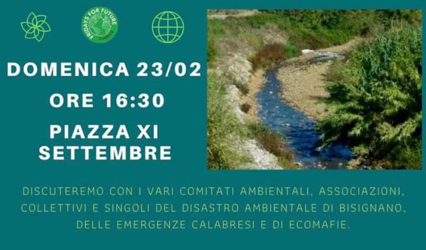 images Ambiente, domenica a Cosenza l'assemblea di Fridays for future sul disastro ambientale di Bisignano