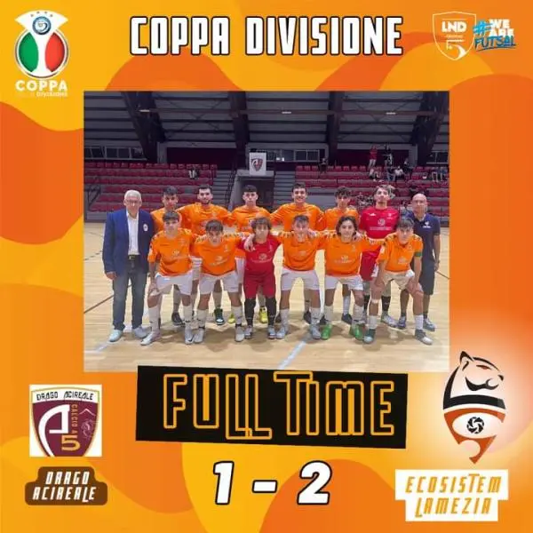 images Futsal, Ecosistem Lamezia tra le migliori 16 d'Italia: altra vittoria in Coppa della Divisione 