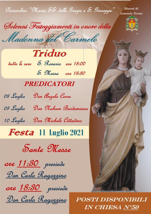 images Al via questa sera il triduo per la festa della Madonna del Carmelo a Fronti
