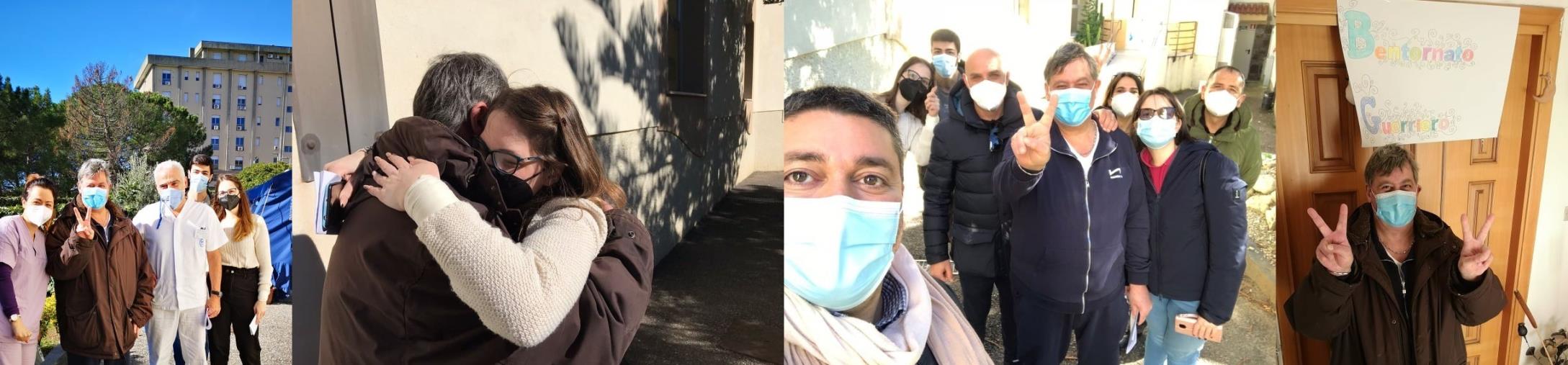 images Girifalco. Dopo 79 giorni l'infermiere Ziparo torna a casa. La figlia: "Grazie per avermi ridato mio papà"