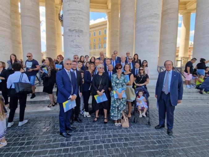 images Confindustria presso la Santa Sede, il presidente Bonomi: "Difendere il lavoro e la crescita del Paese"
