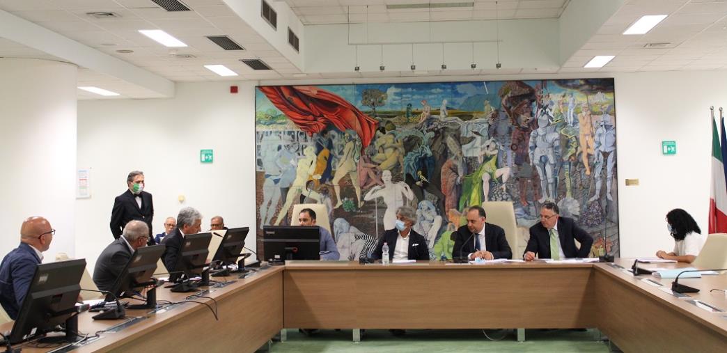 images Consiglio regionale. Insediata la prima commissione: Raso presidente e Aieta vice