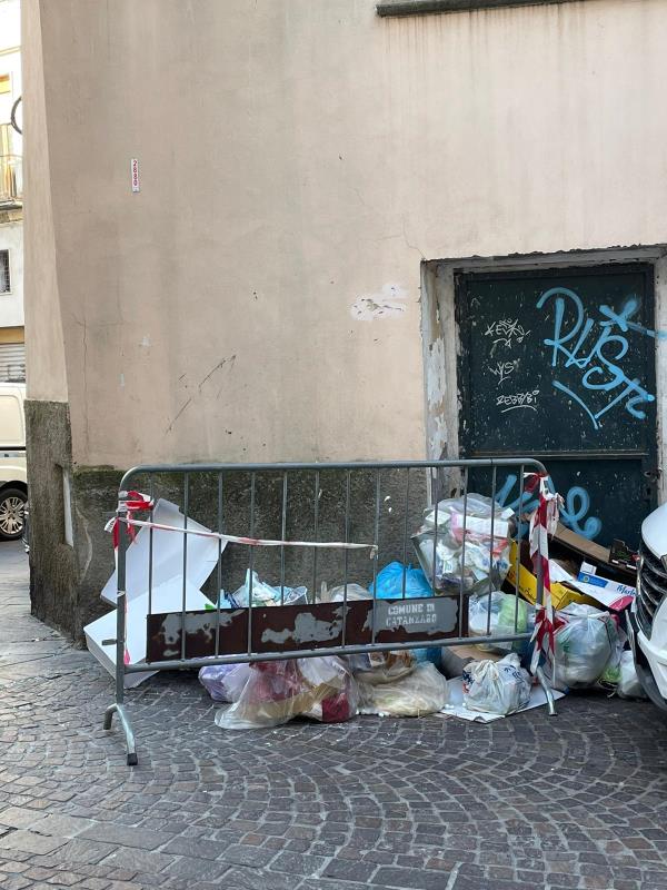 images Catanzaro, tra via Discesa Alberghi e Piazza Larussa trionfa la spazzatura
