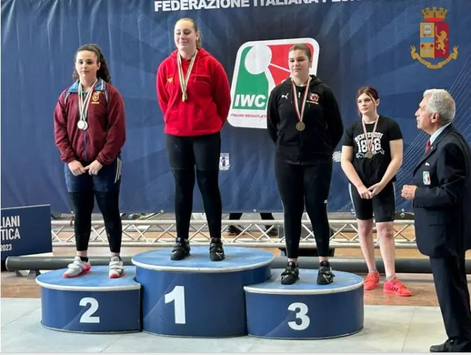 Campionati nazionali di Pesistica under 17, ottimo piazzamento per le Fiamme Oro di Vibo