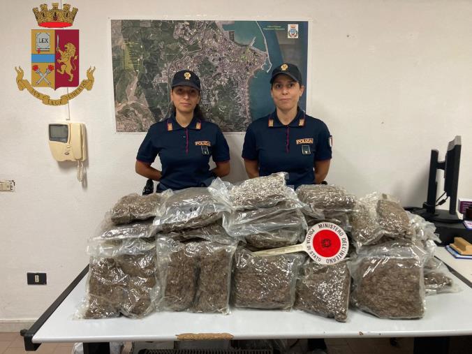 images Sequestrati a Crotone 20 chili di marijuana nascosti in un canale di scolo dal valore di 100 mila euro