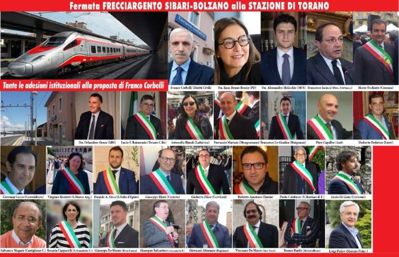 images Alta velocità. Oltre 40 sindaci fanno pressione per la fermata del Frecciargento a Torano-Lattarico