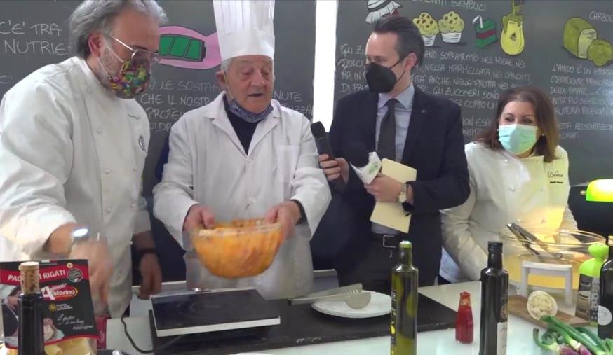 images La carbonara di mare del maestro Sacco protagonista alla Prima fiera virtuale per l’agricoltura della Calabria