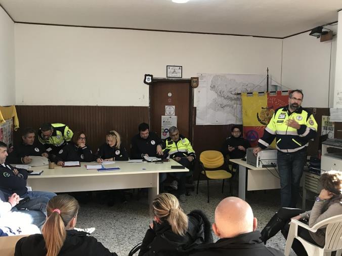 Primo incontro per il Gruppo comunale di Protezione Civile Città di Catanzaro dopo il rinnovo delle cariche