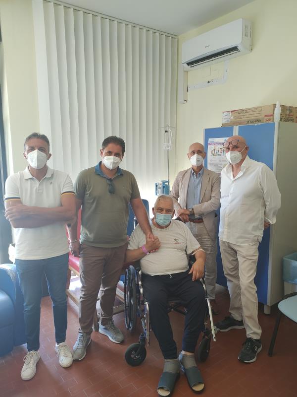 images FSP e Montuoro hanno fatto visita a Coco ricoverato, Albanese: "Organizzeremo mobilitazione a Roccabernarda"