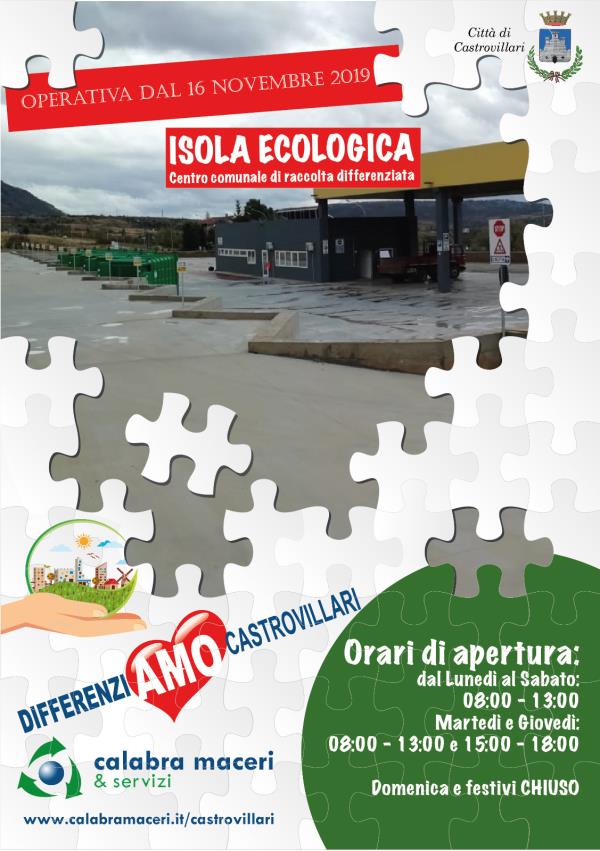 images Da lunedì riprendono i conferimenti dei rifiuti all'isola ecologica di Castrovillari