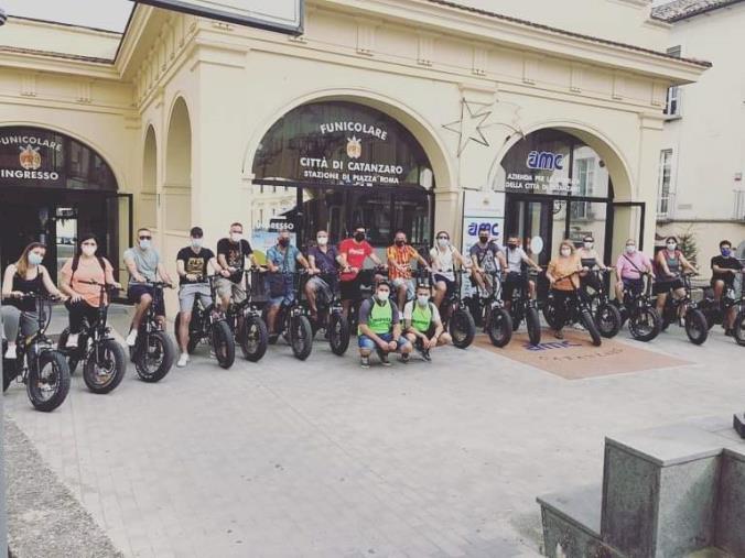 images Bike tour. Successo per la visita guidata in bicicletta per le vie di Catanzaro, si replica il 3 luglio