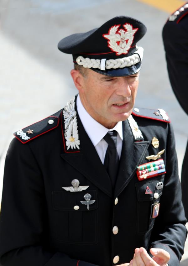 Reggio Calabria. Il generale Andrea Paterna saluta il comando provinciale dei carabinieri