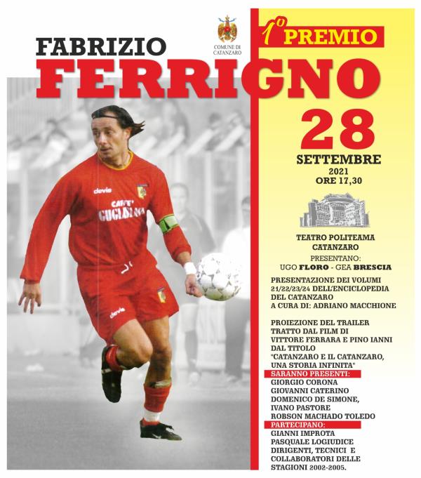 images Catanzaro. Martedì 28 al Politeama il "Primo Premio Fabrizio Ferrigno"