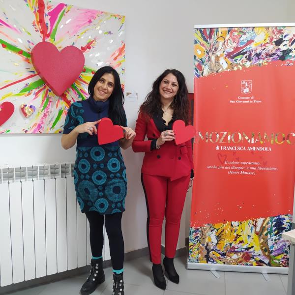 images San Valentino a San Giovanni in Fiore, inaugurata in municipio la mostra "Emozioniamoci"