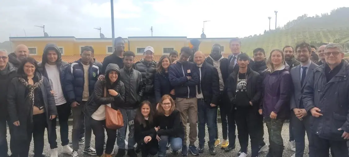 images L'Ambasciatore del Belgio visita Fondazione Città Solidale e parte il progetto Orange Work