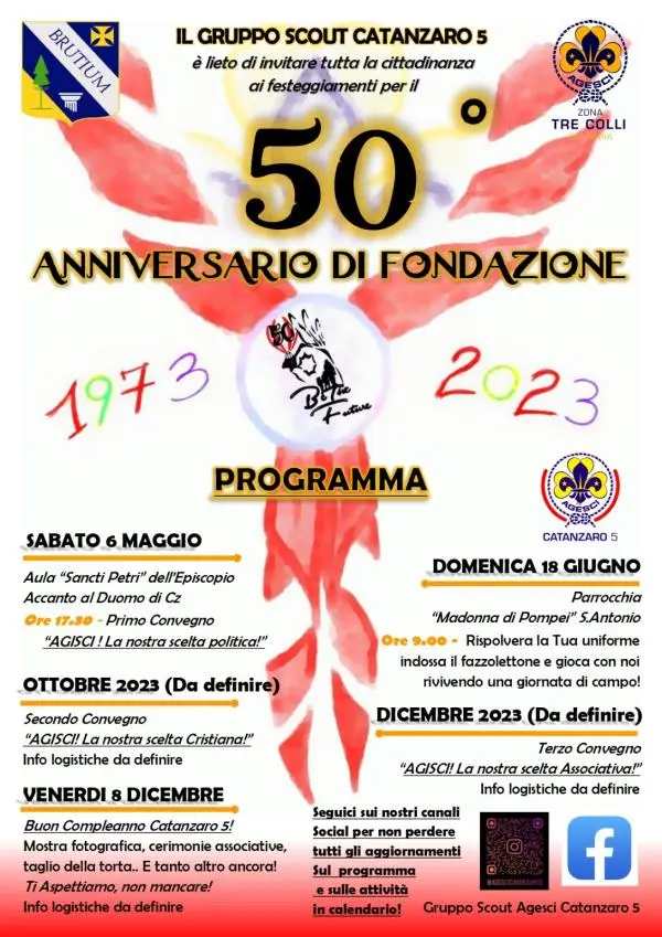 images Al via il 6 maggio le celebrazioni del 50enario del "Gruppo Scout Catanzaro 5"