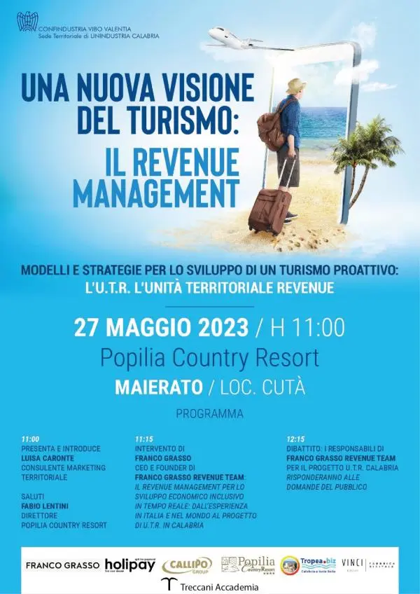 images Una nuova visione del turismo: il Revenue Management, conferenza a Maierato 