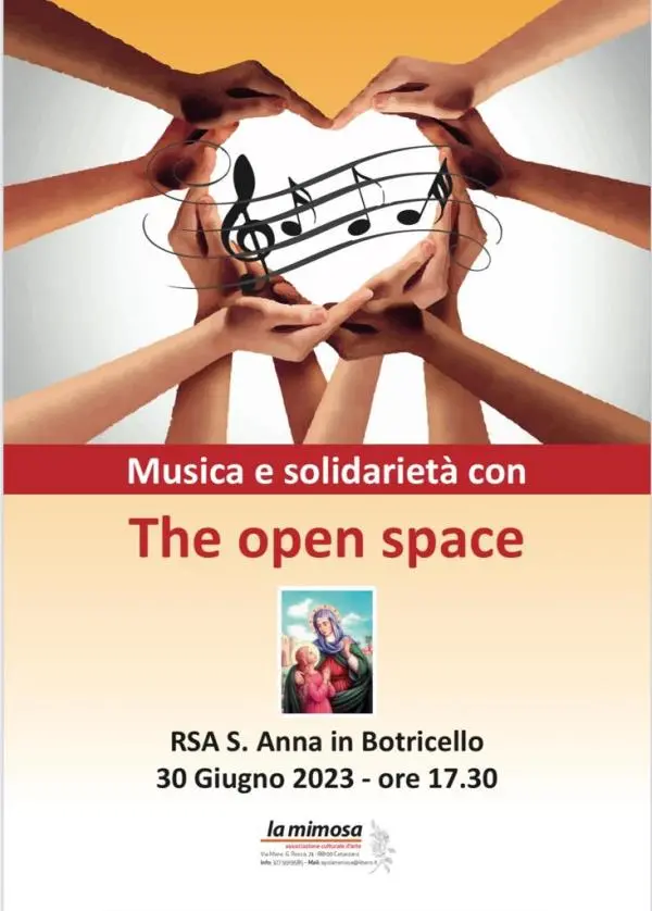 images "The Open Space", in arrivo un pomeriggio di musica per gli ospiti della RSA "S. Anna" di Botricello