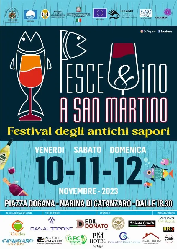 images Pesce e Vino a San Martino: dal 10 al 12 novembre 3 giorni di festa a Catanzaro