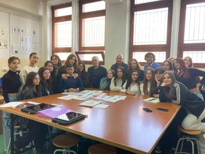 images Moda e cinema, Anton Giulio Grande incontra gli studenti dell'ITT Chimirri di Catanzaro