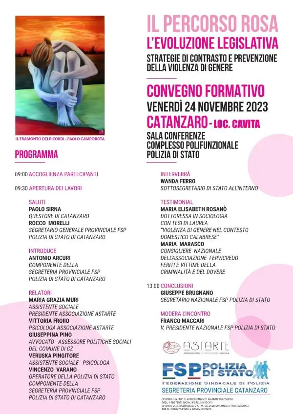 images Catanzaro, domani al Polifunzionale della Polizia il convegno sulla violenza di genere
