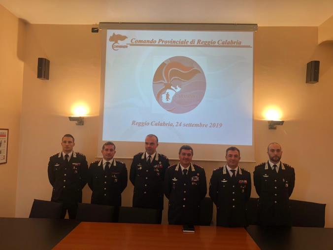 Reggio Calabria, presentati i nuovi comandanti dell'Arma della provincia 