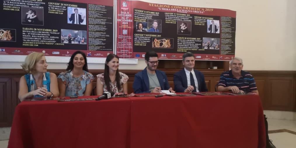 Il 6 ottobre a Crotone ritorna la stagione concertistica “L'Hera della Magna Grecia”, ecco le novità