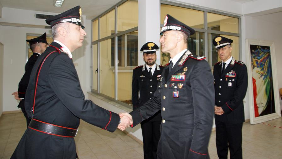 images Il Generale di Brigata Andrea Paterna in visita al Comando Provinciale Carabinieri di Crotone 

