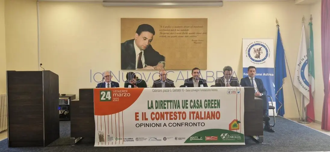 La direttiva UE "Casa Green" e il contesto italiano: opinioni a confronto a Catanzaro nel dibattito di Confedilizia