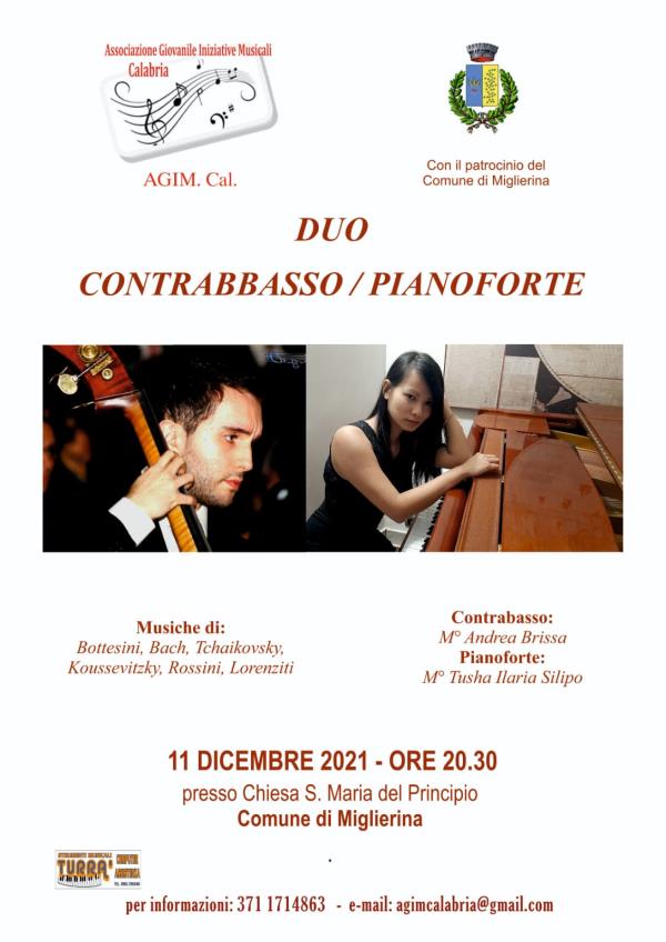 images A Miglierina il duo composto dai maestri Andrea Brissa e Tusha Ilaria Silipo in concerto 