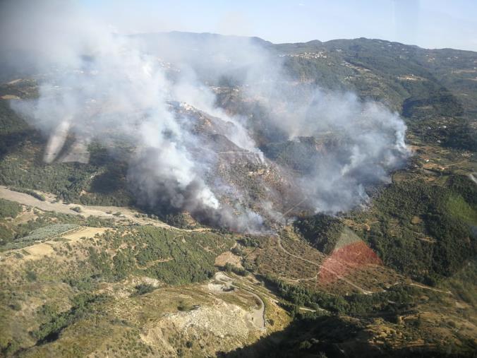 images Ventisei incendi attivi. Impiegate sette squadre di Calabria verde