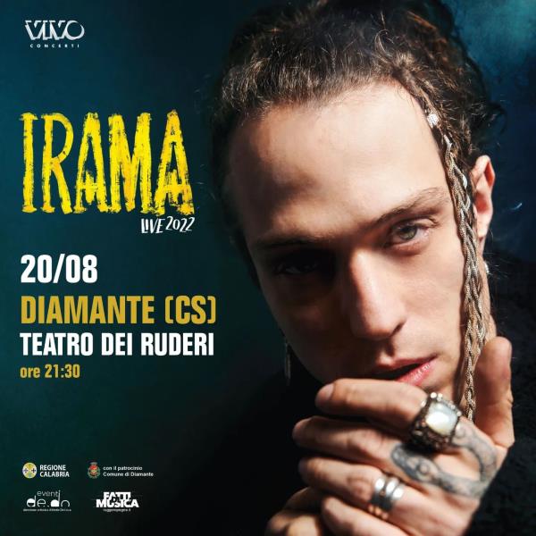 images Irama il 10 agosto al teatro dei Ruderi di Cirella a Diamante: unica tappa del tour in Calabria